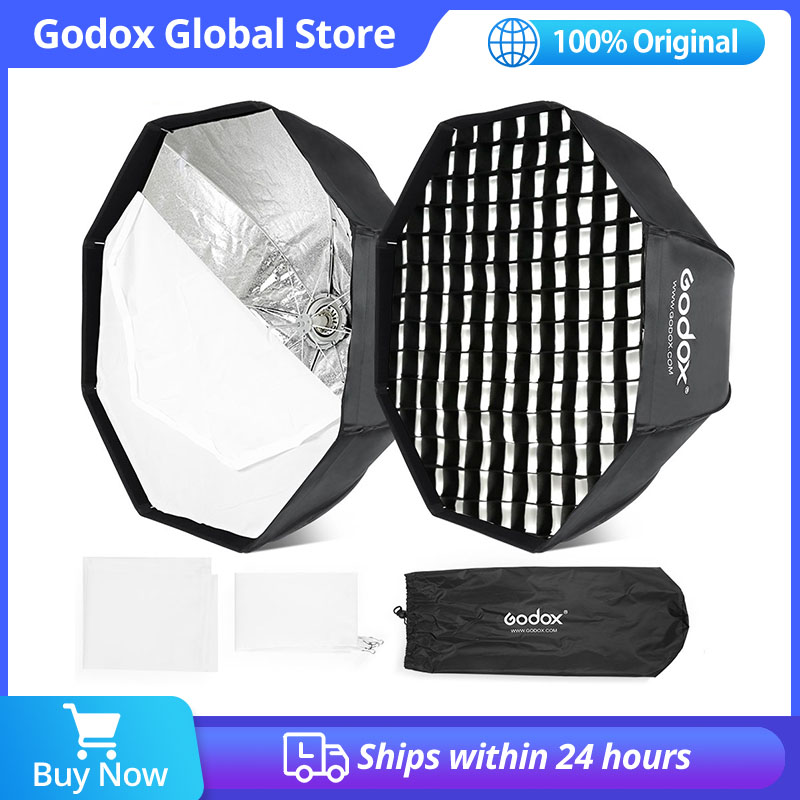 Softbox 120Cm Octagon - Godox SB-UE 120cm 95cm 80cm ポータブル八角形アンブレラソフトボックス