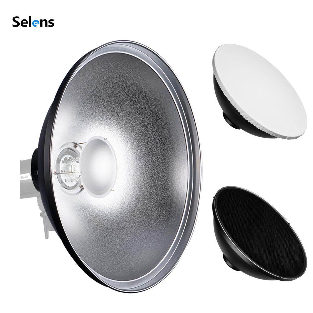 Beauty Dish 55Cm Studio - セレンズ 30/42/55cm ビューティーディッシュ リフレクター ランプシェード ソフトボックス