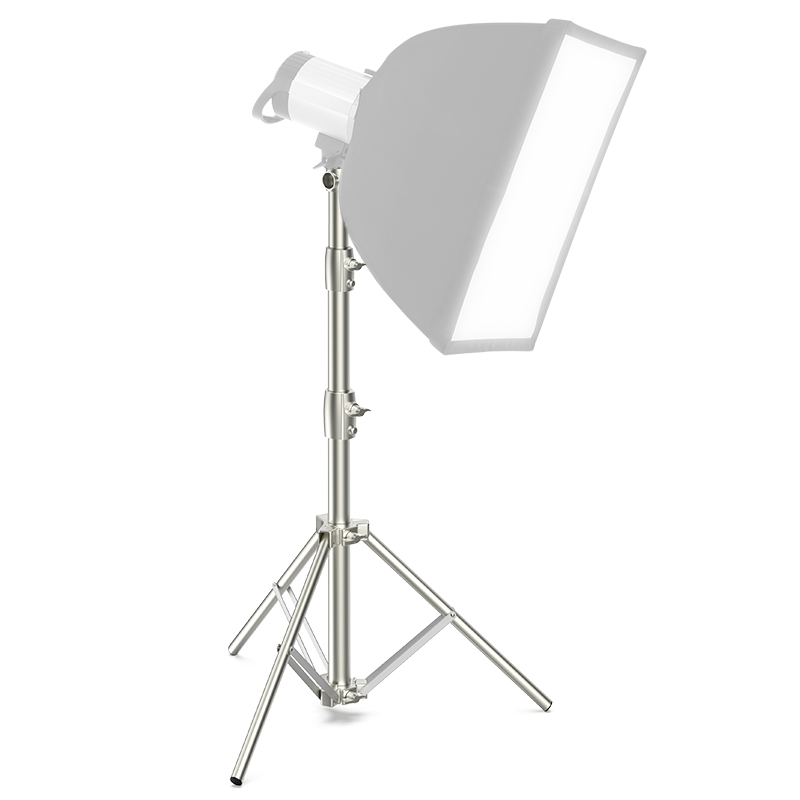 Studio Light Stand 3M Heavy Duty - プロのスタジオ頑丈な軽量三脚、写真撮影フラッシュスタンド、安定、頭の高さ、1,4、3,8フィート、3m