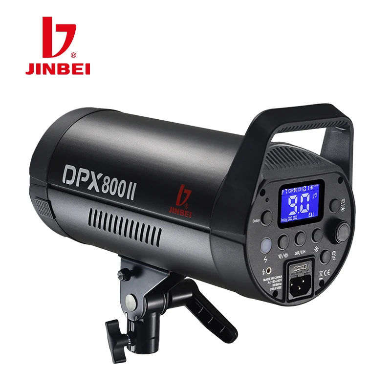 Studio Strobe Light 600W - ジンベイ Dpx-600ii 600w 25w LED撮影ビデオスタジオフラッシュライト カメラフラッシュ