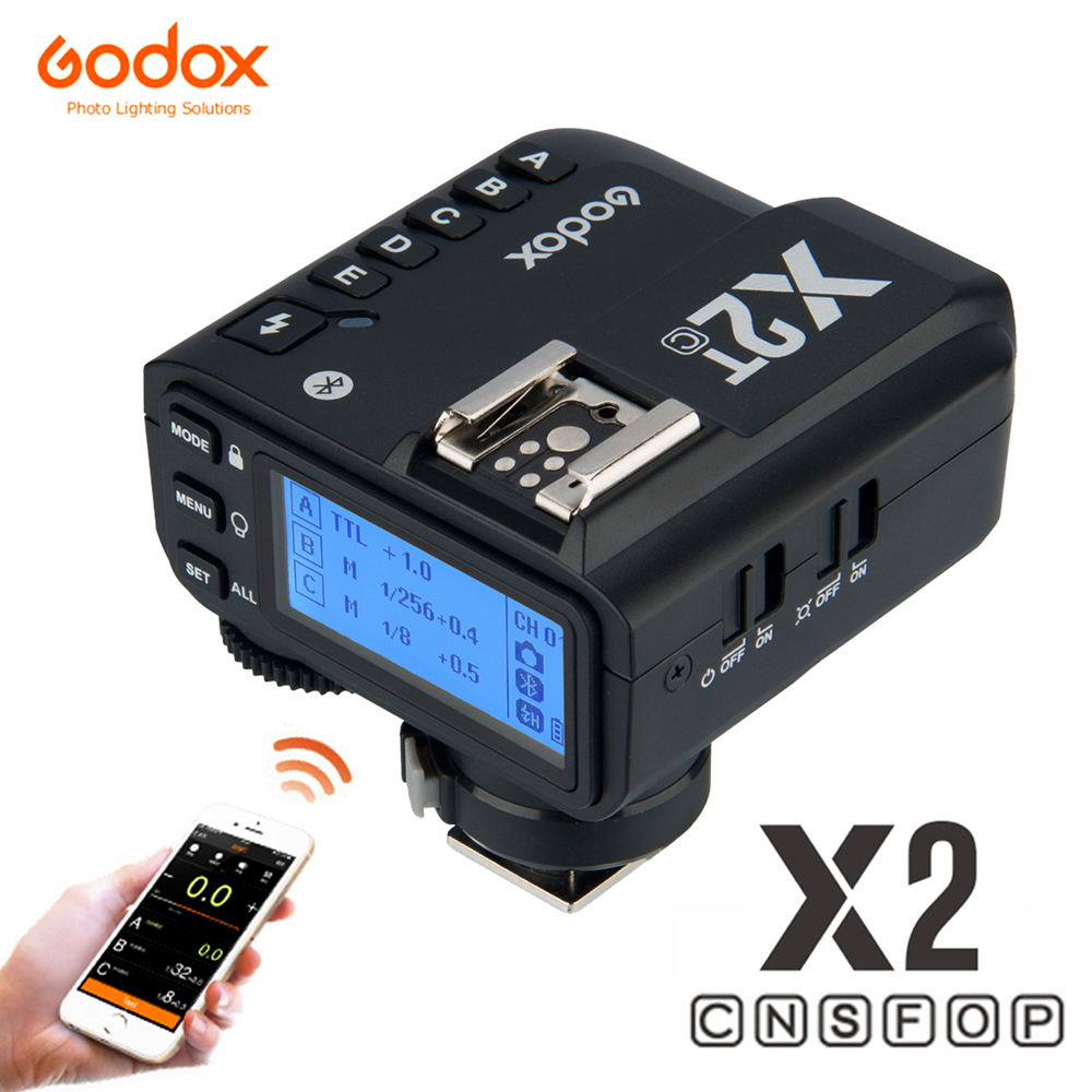 Wireless Flash Trigger 2.4G - Godox X2T 2.4G TTL HSS送信機/X1R受信機 ワイヤレスフラッシュトリガー