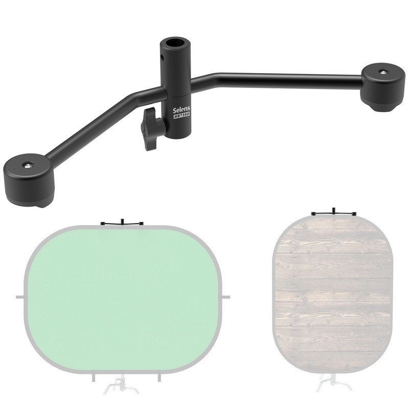 Photography Backdrop Stand Kit - Selens リフレクタークリップ写真撮影クロマキー背景磁気スタンドホルダークリップ写真スタジオの背景リフレクターブラケット