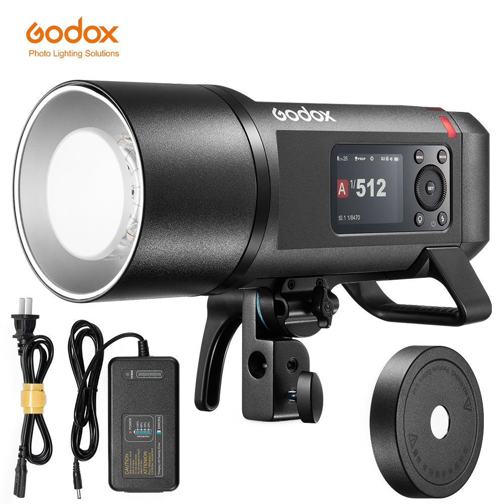 Studio Strobe Hss Ttl - Godox AD600Pro II：スタジオ用、内蔵リチウムバッテリー搭載、2.4GワイヤレスXシステム対応、TTL/HSS機能付き、600Wsの高出力ストロボ、オールインワンの屋外用フラッシュ。