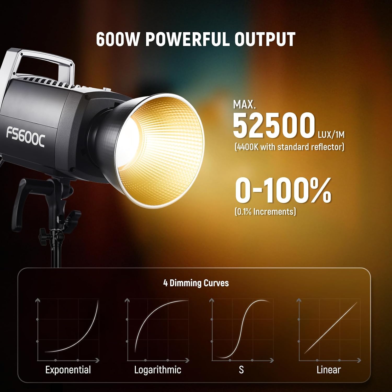 NEEWER FS600C 600W RGB COB LED - Studio Strobe Light 600W のレビューと価格