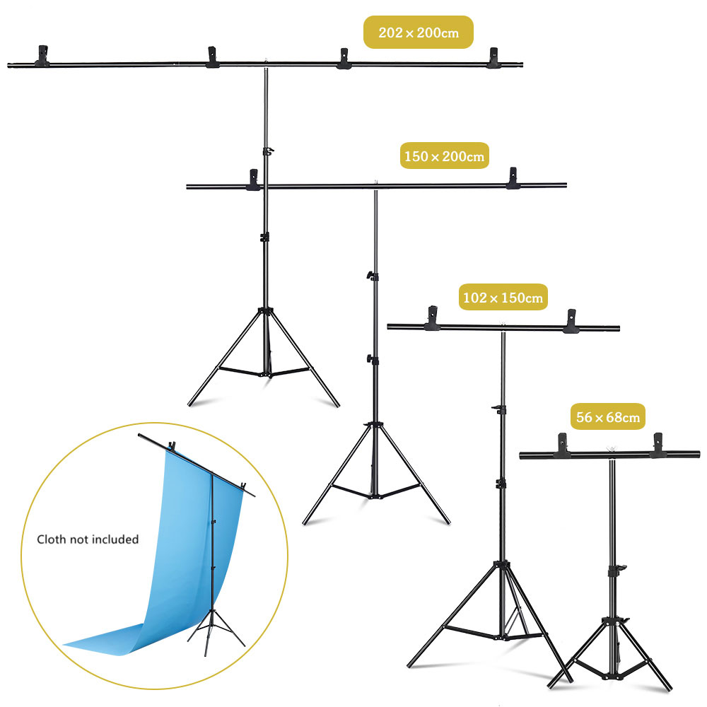 写真撮影用T型背景スタンドフレームサポートシステム、写真スタ - Photography Backdrop Stand Kit のレビューと価格