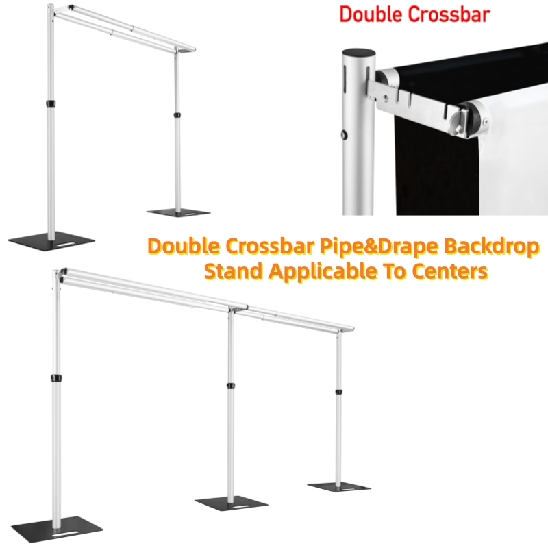 ダブルクロスバーバックドロップ背景スタンドフレームサポートシ - Photography Backdrop Stand Kit のレビューと価格