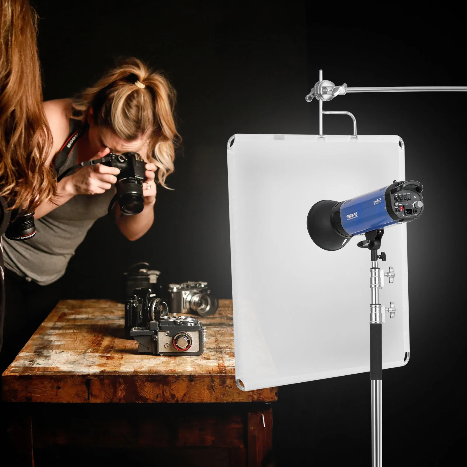 セレンズCスタンド写真スタジオヘビーデューティー3M耐荷重2 - Studio Light Stand 3M Heavy Duty のレビューと価格
