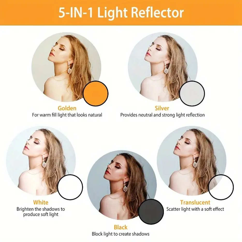 MYOBO 5-in-1写真撮影用リフレクターキット - ス - Reflector 5 In 1 110Cm のレビューと価格