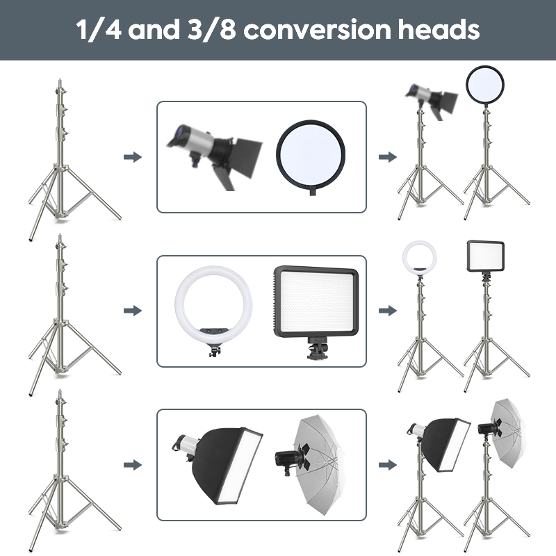 プロのスタジオ頑丈な軽量三脚、写真撮影フラッシュスタンド、安 - Studio Light Stand 3M Heavy Duty のレビューと価格