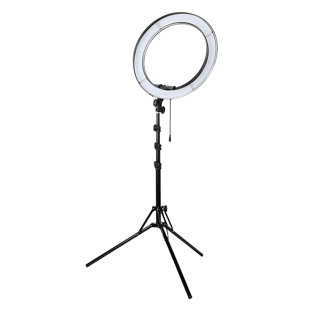 55 ワット 18 インチカメラ電話 LED リングライト写 - Ring Light 18 Inch Studio のレビューと価格