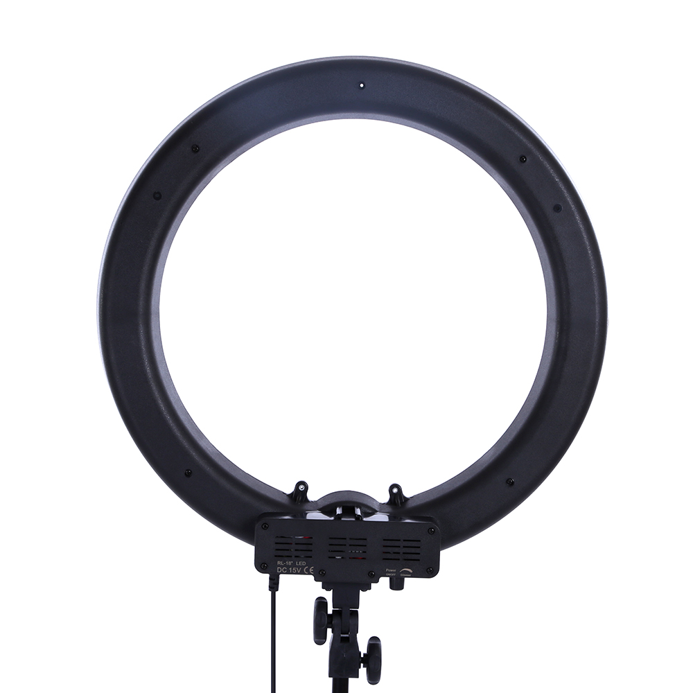 55 ワット 18 インチカメラ電話 LED リングライト写 - Ring Light 18 Inch Studio のレビューと価格