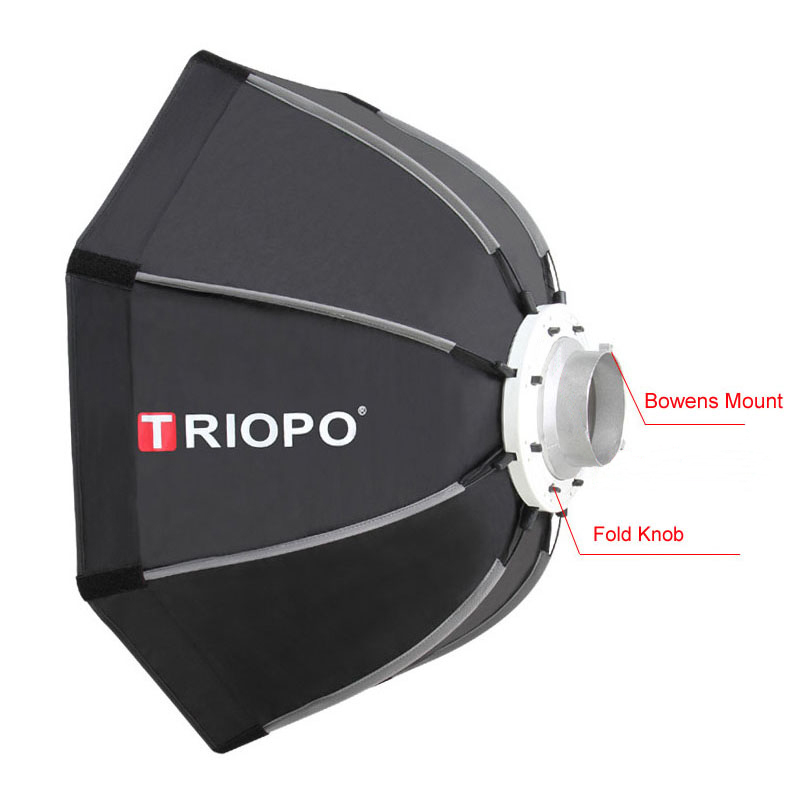 Triopo-フックとケーブルホルダー付きのソフトボックス9 - Softbox 120Cm Octagon のレビューと価格