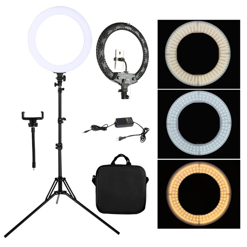 Walkingway-調整可能な三脚付き18インチledリン - Ring Light 18 Inch Studio のレビューと価格