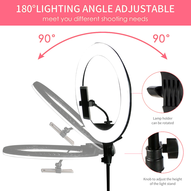 Walkingway-調整可能な三脚付き18インチledリン - Ring Light 18 Inch Studio のレビューと価格