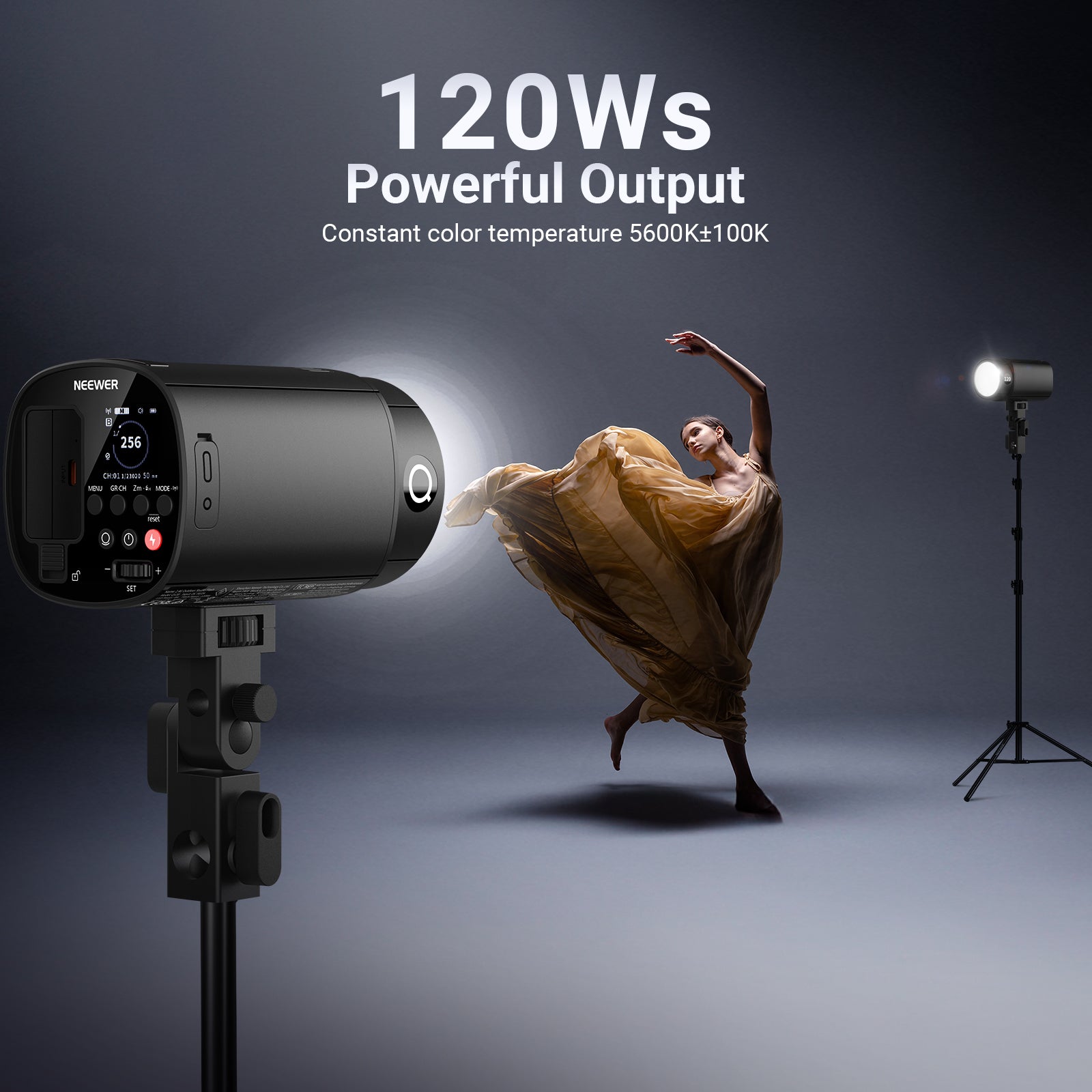 NEEWER 120Ws 2.4G TTL対応 屋外用ストロ - Studio Strobe Hss Ttl のレビューと価格