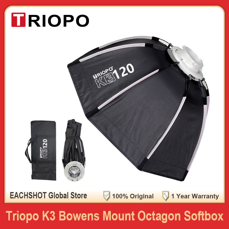 TRIOPO K3 シリーズ 55cm 65cm 90cm  - Softbox 120Cm Octagon のレビューと価格