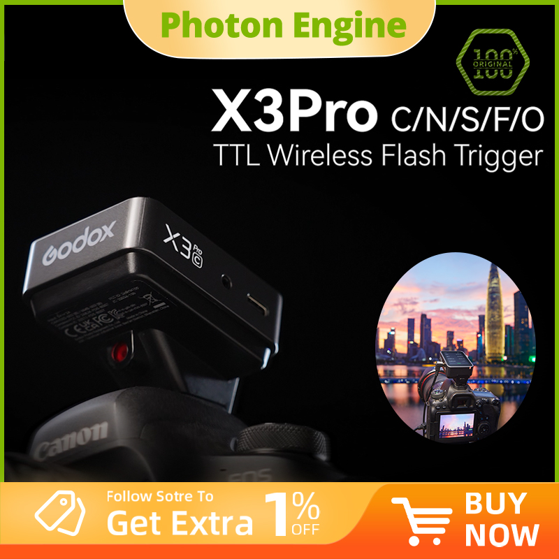 新しいGodox X3pro TTL HSS 2.4Gワイヤ - Wireless Flash Trigger 2.4G のレビューと価格