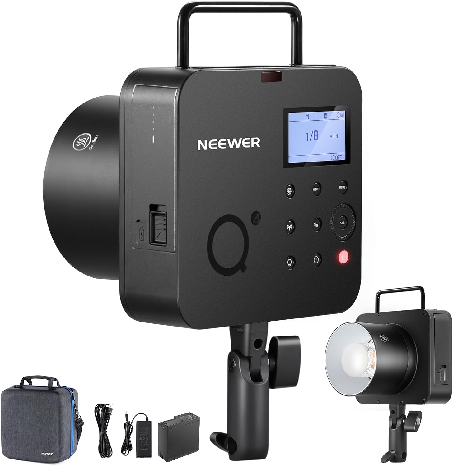 NEEWER Q4 400Ws 2.4G TTL屋外スタジオ - Studio Strobe Hss Ttl のレビューと価格