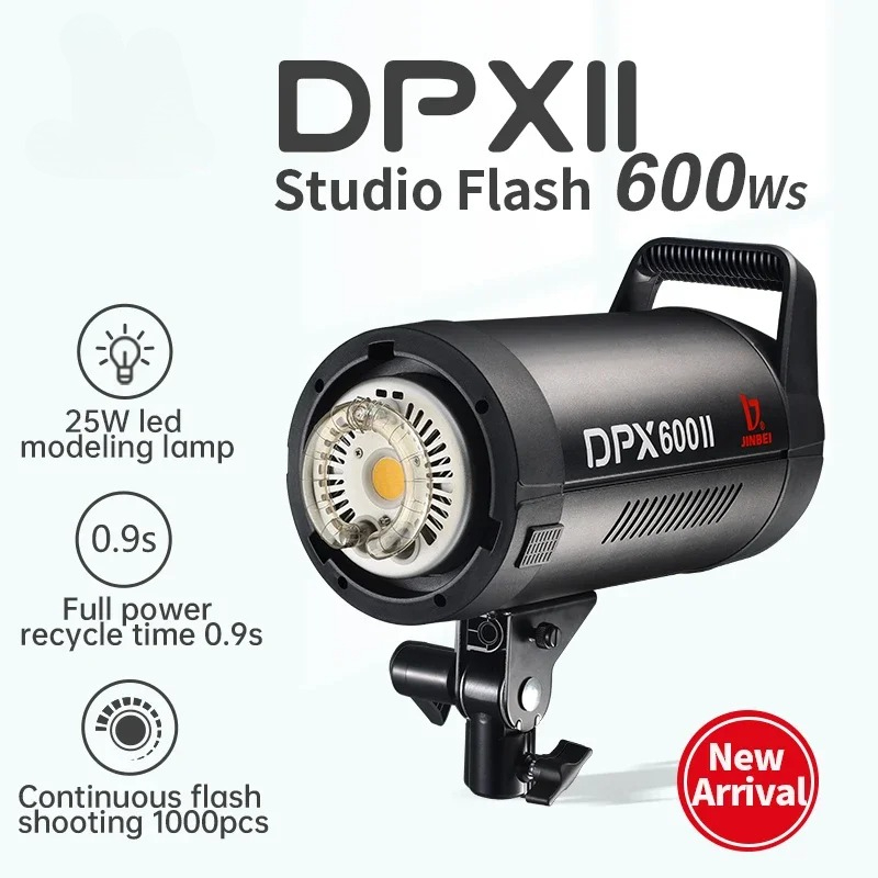 ジンベイ Dpx-600ii 600w 25w LED撮影ビ - Studio Strobe Light 600W のレビューと価格