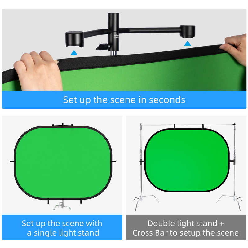 Selens リフレクタークリップ写真撮影クロマキー背景磁気 - Photography Backdrop Stand Kit のレビューと価格
