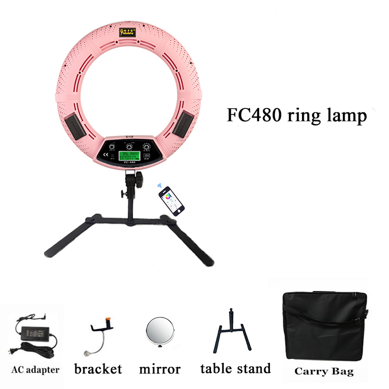 Yidoblo 18インチ FC480 RGB LEDリング - Ring Light 18 Inch Studio のレビューと価格