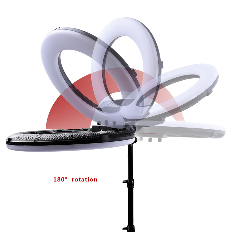 Yidoblo 18インチ FC480 RGB LEDリング - Ring Light 18 Inch Studio のレビューと価格
