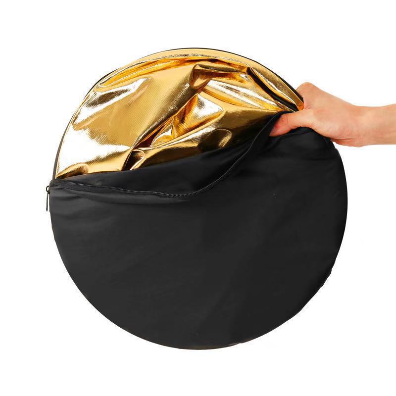 5 in 1 ラウンドリフレクター折りたたみ式写真補助光バッ - Reflector 5 In 1 110Cm のレビューと価格