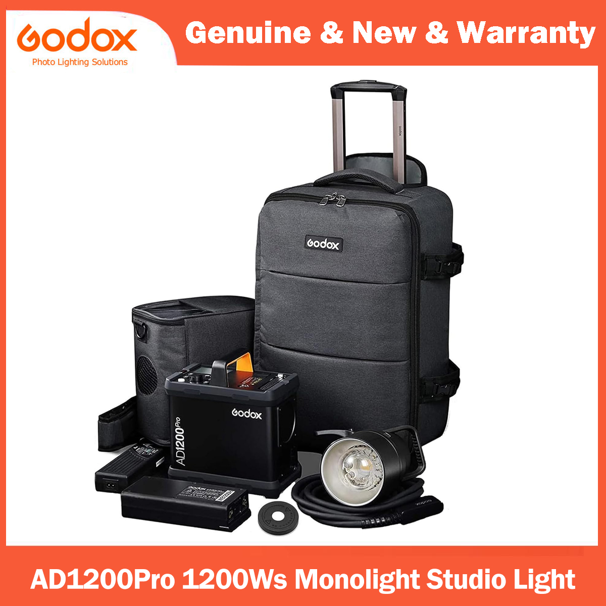 Godox AD1200Pro 1200Ws モノライトスタ - Studio Strobe Hss Ttl のレビューと価格