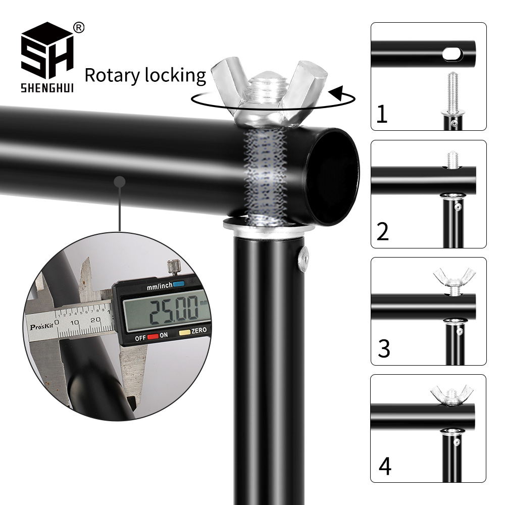 写真スタジオ背景撮影用バックドロップスタンド、バックドロップ - Photography Backdrop Stand Kit のレビューと価格